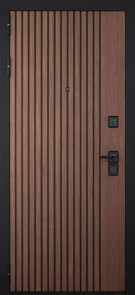 Изображение товара Входная дверь ГРАНИТ Шторм 77-1 бетон невский (96x207, левая)