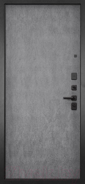 Изображение товара Входная дверь ГРАНИТ Шторм 77-1 бетон невский (96x207, правая)