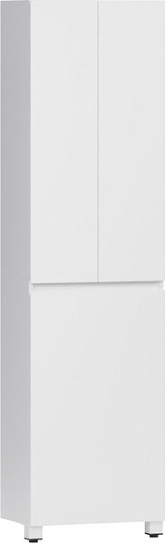 Изображение товара Шкаф для ванной Belux Неаполь П 50 К (1, белый глянцевый)