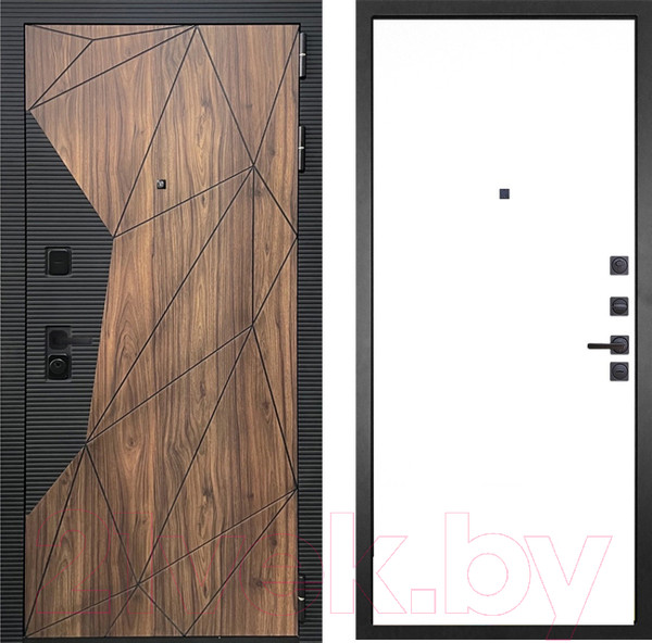 Изображение товара Входная дверь ГРАНИТ Континент 49 Под покраску (96x207, правая)