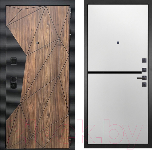 Изображение товара Входная дверь ГРАНИТ Континент 73 (86x205, правая)