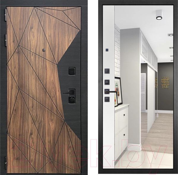 Изображение товара Входная дверь ГРАНИТ Континент 75 (86x205, левая)