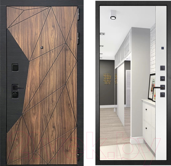 Изображение товара Входная дверь ГРАНИТ Континент 75 (86x205, правая)