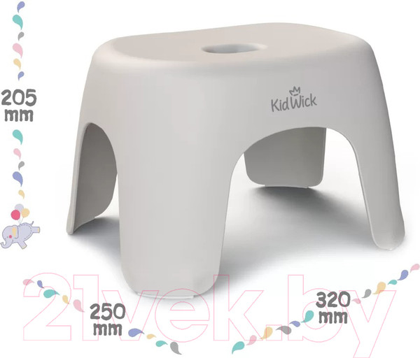 Изображение товара Табурет детский Kidwick Риф / KW250400 (серый)