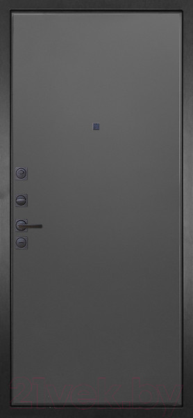 Изображение товара Входная дверь ГРАНИТ Континент 77 графит нубук (86x205, левая)