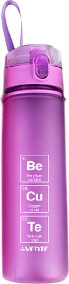 Изображение товара Бутылка для воды deVente Be Cute / 8090944 (фиолетовый)