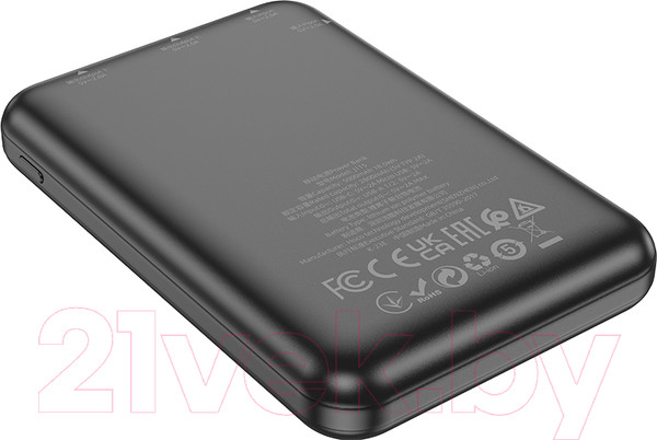 Изображение товара Портативное зарядное устройство Hoco J115 5000mAh (черный)