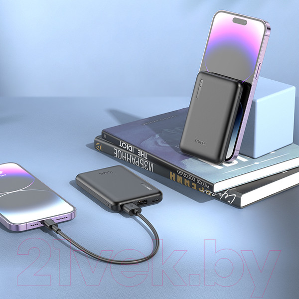 Изображение товара Портативное зарядное устройство Hoco J115 5000mAh (черный)