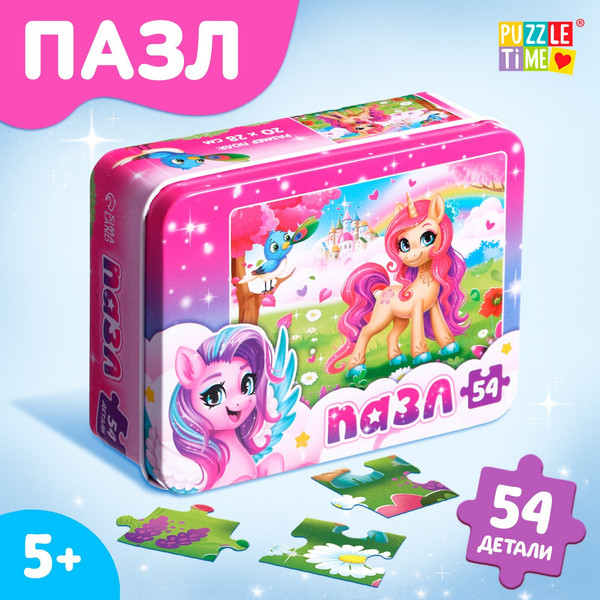 Изображение товара Пазл Puzzle Time Сказочный единорог / 9454943 (54эл)