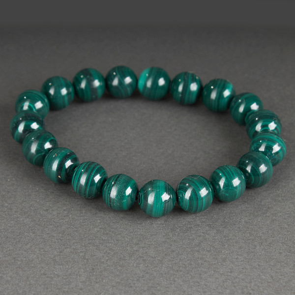 Изображение товара Браслет Wolves Элитный Малахит Редкий Австралийский 40654 (р.19)