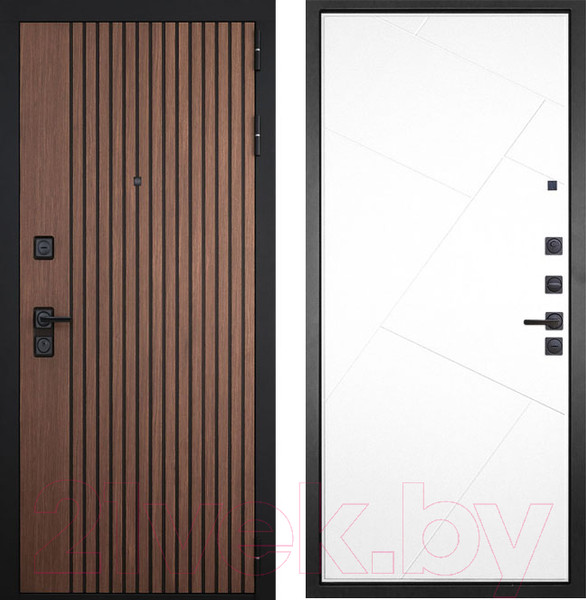 Изображение товара Входная дверь ГРАНИТ Шторм 29 (96x207, правая)