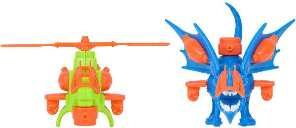 Изображение товара Вертолет игрушечный Nikko Snap'n Play Синий дракон vs зеленый вертолет / 20302