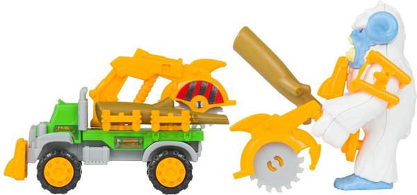 Изображение товара Лесовоз игрушечный Nikko Snap'n Play Белый йети vs зеленый лесовоз / 20303