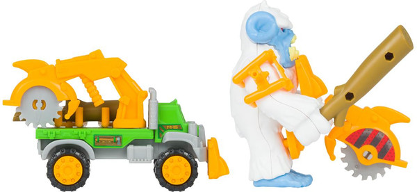 Изображение товара Лесовоз игрушечный Nikko Snap'n Play Белый йети vs зеленый лесовоз / 20303