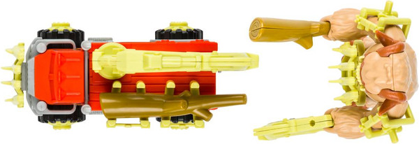 Изображение товара Лесовоз игрушечный Nikko Snap'n Play Коричневый йети vs оранжевый лесовоз / 20304