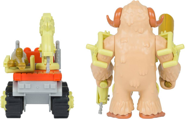 Изображение товара Лесовоз игрушечный Nikko Snap'n Play Коричневый йети vs оранжевый лесовоз / 20304