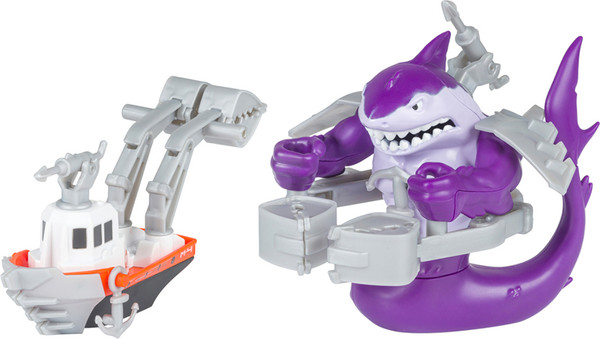 Изображение товара Корабль игрушечный Nikko Snap'n Play Фиолетовый кракен vs Оранжевая лодка / 20306