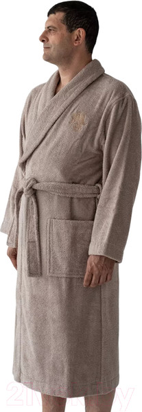 Изображение товара Халат Rusdecor Махровый мужской (р.52, бронзовый)