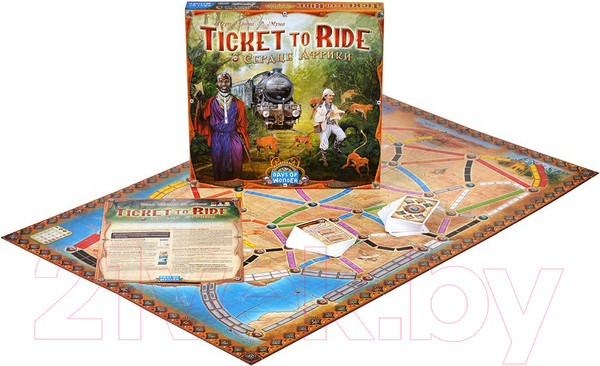 Изображение товара Дополнение к настольной игре Мир Хобби Ticket To Ride. Сердце Африки / 915781