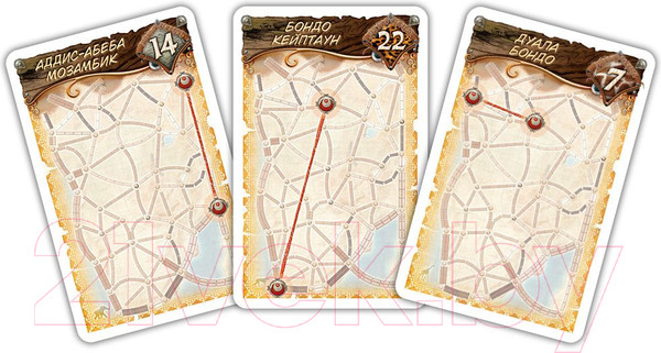 Изображение товара Дополнение к настольной игре Мир Хобби Ticket To Ride. Сердце Африки / 915781