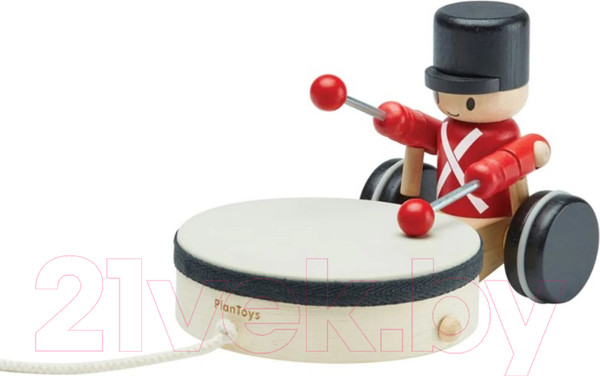 Изображение товара Игрушка-каталка Plan Toys Барабанщик / 5276