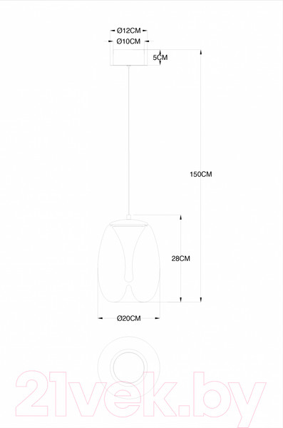 Изображение товара Потолочный светильник Divinare Campo 5874/07 SP-8