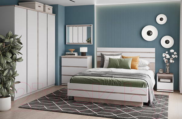 Изображение товара Комод Anrex Lima 3S (персидский жемчуг/мадура)