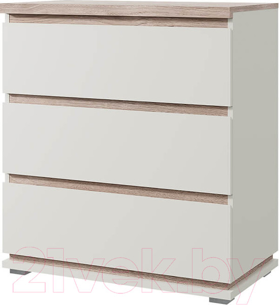 Изображение товара Комод Anrex Lima 3S (персидский жемчуг/мадура)