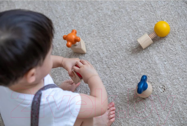 Изображение товара Развивающий игровой набор Plan Toys Гайки и болты / 5455