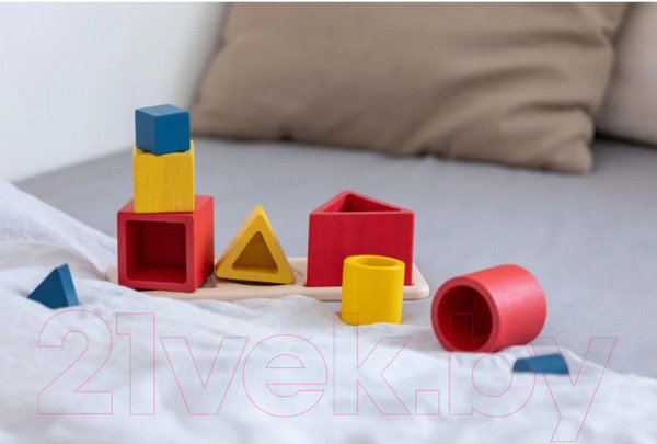 Изображение товара Сортер Plan Toys Геометрия / 5463