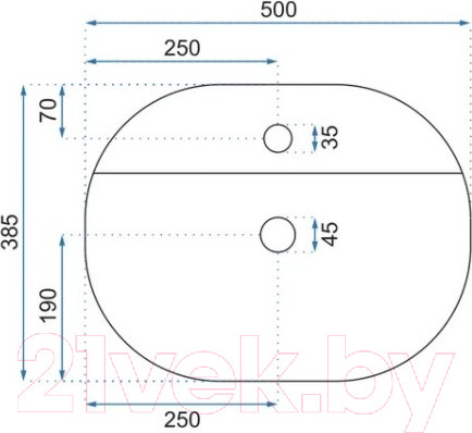Изображение товара Умывальник REA Carina U0568