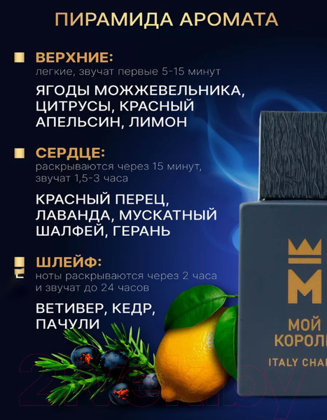 Изображение товара Туалетная вода Delta Parfum Мой Король Italy Charm (100мл)