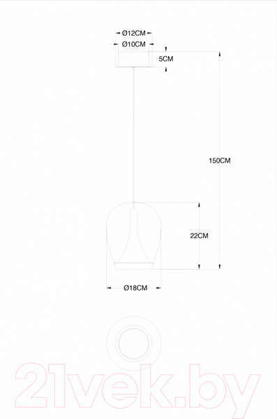 Изображение товара Потолочный светильник Divinare Campo 5875/51 SP-15