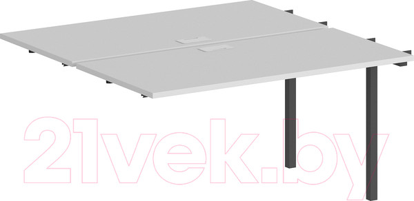 Изображение товара Комплект столов модульных Norden 120x123.8x75 / SG.211.WH.44.AN (антрацит/белый)