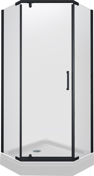 Изображение товара Душевой уголок Triton Дека-Блэк 90x90 (черный, с поддоном)
