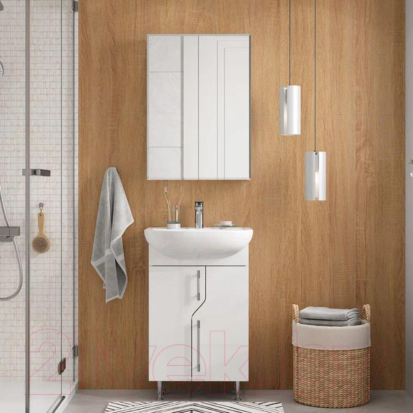 Изображение товара Тумба под умывальник Volna Bruno 50.2D Рива (напольная)