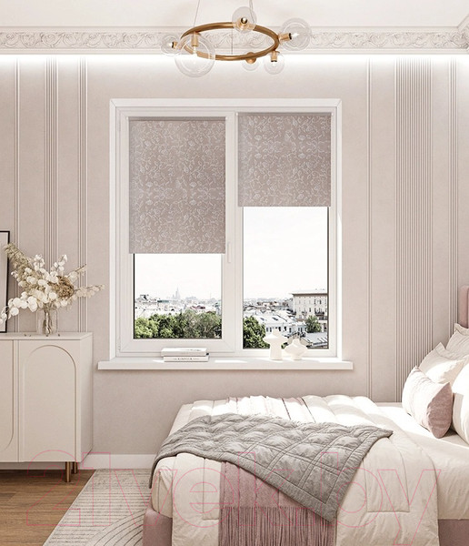 Изображение товара Рулонная штора LEGRAND Леона 57x175 / 58127325 (светло-серый)