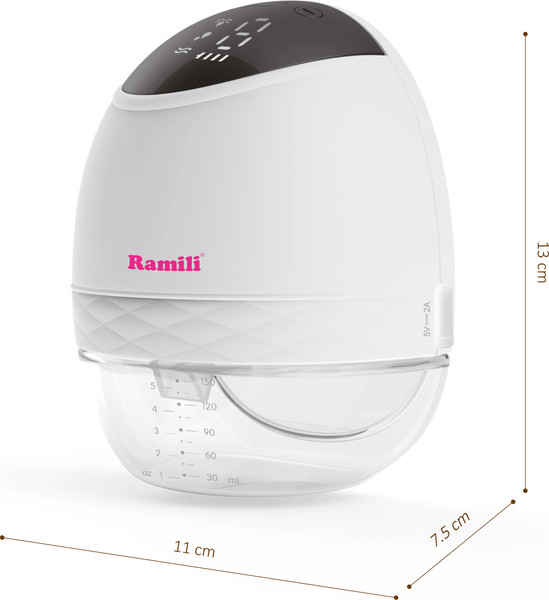 Изображение товара Молокоотсос электрический Ramili Двухфазный с дополнительным контейнером / SE500SE500TB