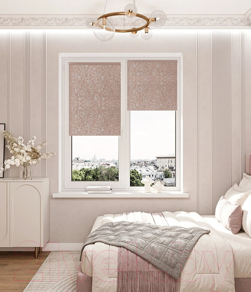 Изображение товара Рулонная штора LEGRAND Леона 66x175 / 58127342 (миндаль)