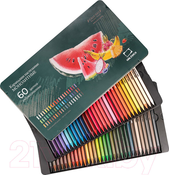 Изображение товара Набор пастельных карандашей Малевичъ GrafArt / 810044 (60цв)