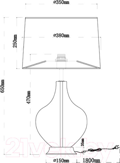 Изображение товара Прикроватная лампа Arte Lamp Saiph A5051LT-1PB