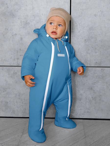 Изображение товара Комбинезон прогулочный детский Amarobaby Spring / AB-OD23-6201N-GO-62  (голубой, р.62)