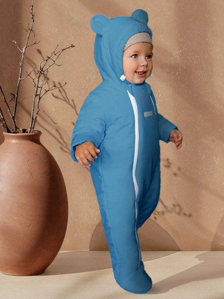 Изображение товара Комбинезон прогулочный детский Amarobaby Spring / AB-OD23-6201N-GO-62  (голубой, р.62)