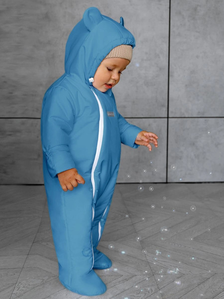 Изображение товара Комбинезон прогулочный детский Amarobaby Spring / AB-OD23-6201N-GO-62  (голубой, р.62)