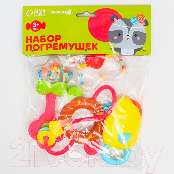 Изображение товара Набор погремушек Крошка Я Сладости / 6971160
