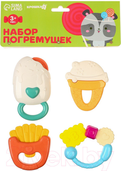 Изображение товара Набор погремушек Крошка Я Сладости / 4609250