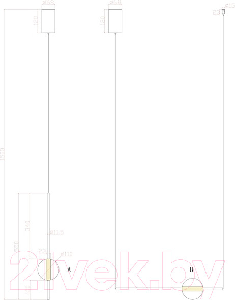 Изображение товара Потолочный светильник Arte Lamp Furud A2124SP-1BK