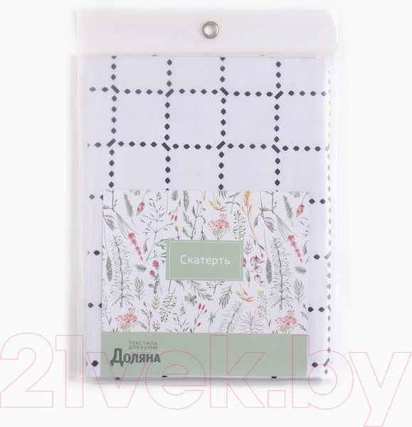 Изображение товара Скатерть Доляна Клетка 137x180 / 9952585