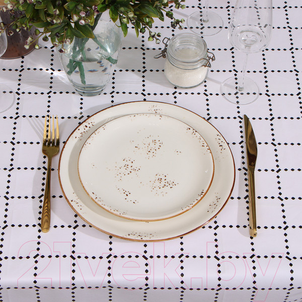 Изображение товара Скатерть Доляна Клетка 137x180 / 9952585