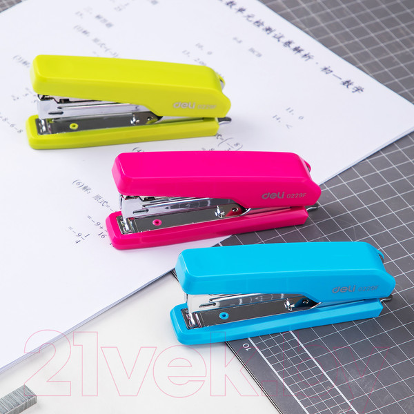 Изображение товара Степлер Deli 0229F (розовый)